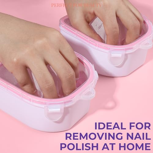 Teenitor 10-Piece Gel Polish Remover Kit with Acetone Proof Soaking Bowls