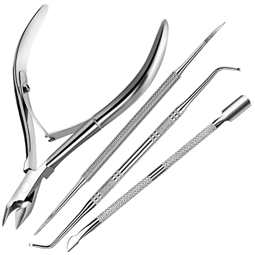 Fandamei Stainless Steel Cuticle Trimmer & Ingrown Toenail Tool Kit