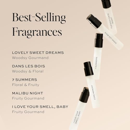 DIME Beauty Perfume Sampler Kit - 5 Travel Size Scents