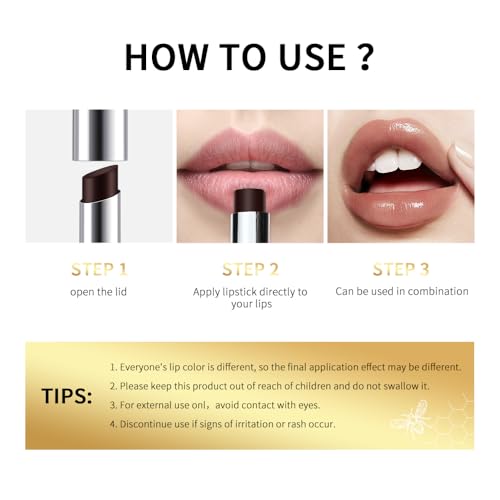 Honey Tinted Lip Balm - Hydrating Sheer Color for All Skin Tones