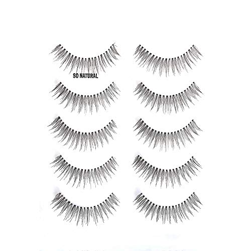 ALICE 110 Natural Hand Knotted False Eyelashes - 5 Pairs