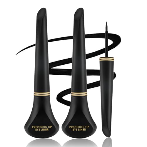 Black Liquid Eyeliner Pen Waterproof - 2 Pack
