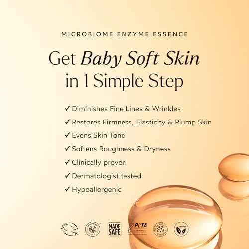 True Botanicals Microbiome Enzyme Essence | Hydrating & Resurfacing Benefits for All Skin Types | Gives a Dewy Looking Complexion | Dermatologist Tested, All Natural, Vegan | 4 fl oz | 118 ml