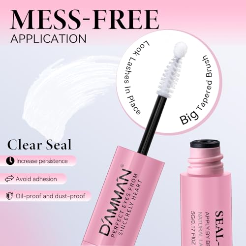DAMMAN Lash Cluster Glue - Waterproof 72H Hold with Bond & Seal