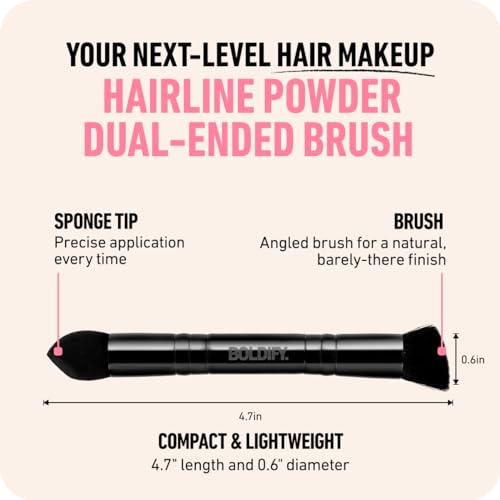 Boldify Hairline Powder Brush – Dual-Ended Root Touch Up