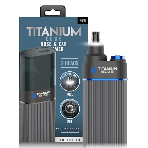 Microtouch Titanium Ear & Nose Trimmer with Light