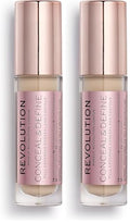 Revolution Conceal & Define Concealer C2 Fair Light - Full Coverage