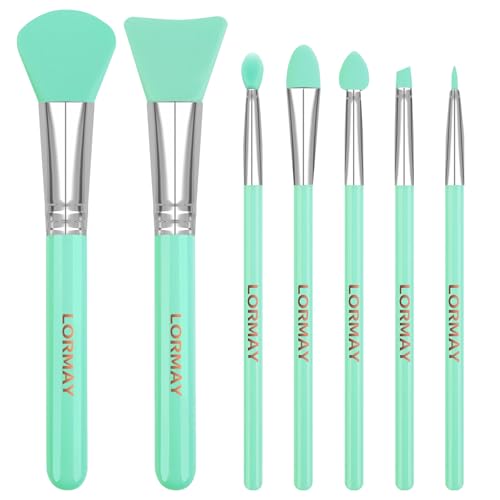 7-Piece Silicone Brush Set for UV Resin & Makeup