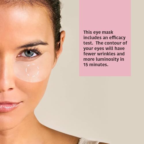 Anti-Aging Eye Patches (15 Pairs) | With Niacinamide, Caffeine & Peptides | Reduces Wrinkles, Fine Lines, Puffiness & Dark Circles | Hydration with Hyaluronic Acid | Vegan & 100% Biodegradable