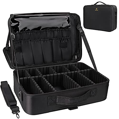Relavel Makeup Case Large Bag Professional Train 16.5 inches Travel