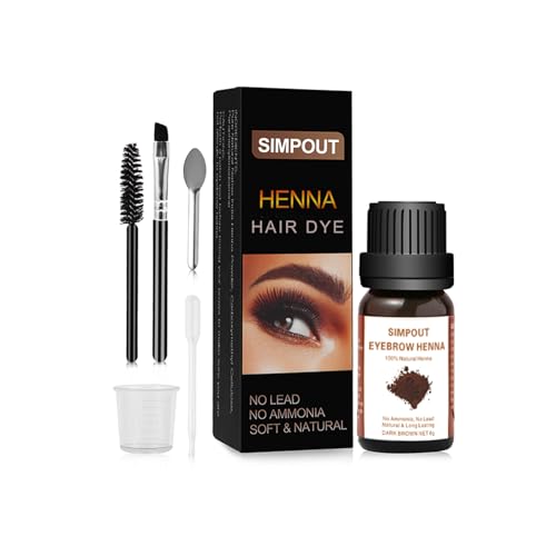 Natural Henna Hair Powder Dark Brown - DIY Color Kit