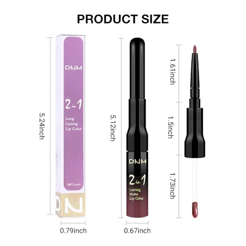 2 in 1 Lip Liner & Liquid Lipstick Set - Matte, Waterproof