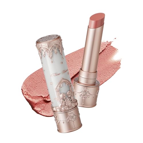 Flower Knows C01 Starry Cross Matte Lipstick - Vegan Velvet Nude Peach