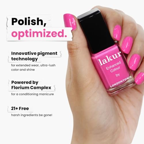 LONDONTOWN Lakur Nail Polish – Long-Lasting, Chip-Resistant