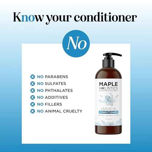 Leave In Conditioner for Dry Damaged Hair - Ultra Moisturizing Deep Conditioner for Dry Damaged Hair and Frizz Control with Silk Amino Acids - Smoothing Leave In for Curly Hair Moisturizer