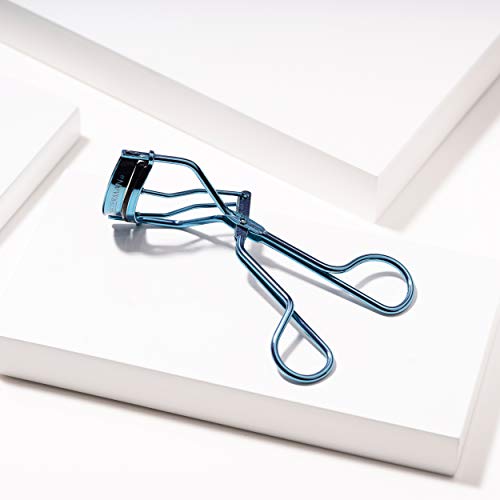 Tweezerman Classic Eyelash Curler (Bell Bottom Blue) - Lash Curler for All Eye Shapes