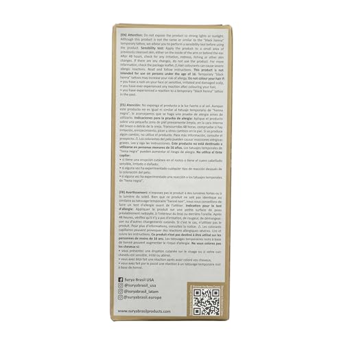Surya Brasil Henna Cream Light Brown Hair Dye 2.31oz