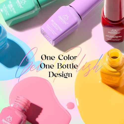 Beetles Gel Nail Polish Kit with U V Light - One Color One Bottle 45 Colors Gel Polish Kit 75 Pcs Gifts for Women Teen Girls with Top Base Coat Beauty Must Have DIY Salon Emotional Journey Collection