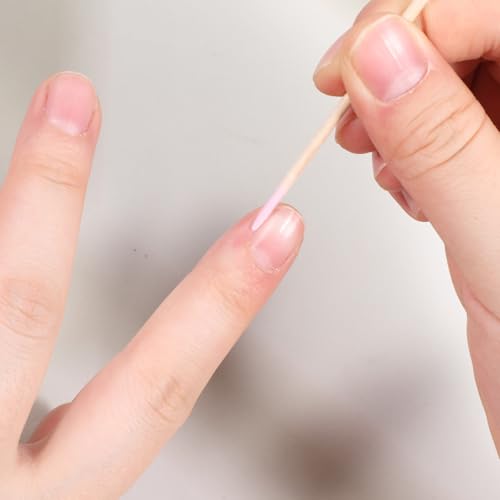 300 Cotton Swabs with Pointed Tips for Makeup & Nail Care