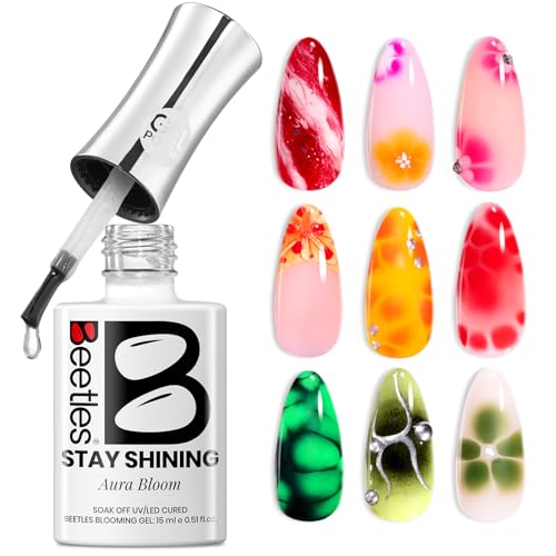Beetles Blooming Gel for Nails D-Clear-1 Instant Floral & Watercolor Effects
