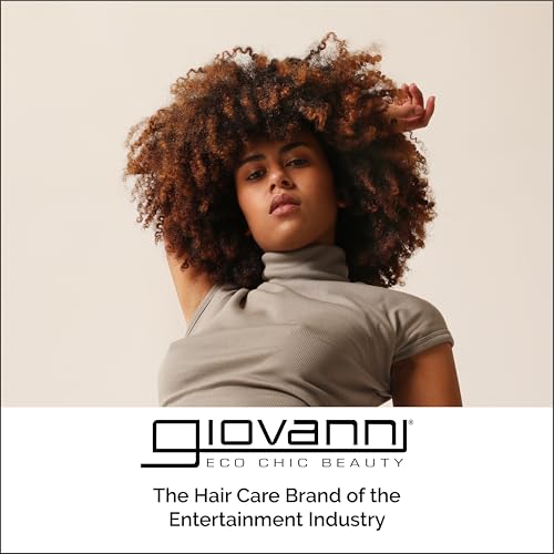GIOVANNI Eco Chic 50:50 Balanced Hydrating Calming Conditioner - Leaves Hair pH Balanced for Over-Processed, Lauryl & Laureth Lauryl & Laureth Sulfate Free, No Parabens, Color Safe - 8.5 oz