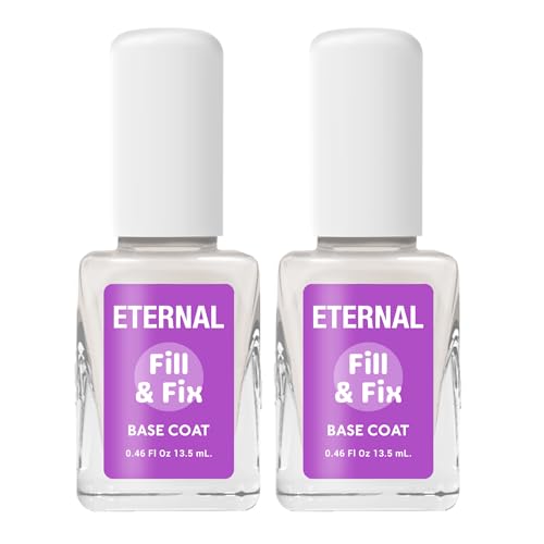Eternal Ridge Filler Base Coat - Clear Nail Primer & Strengthener (2 Pack)