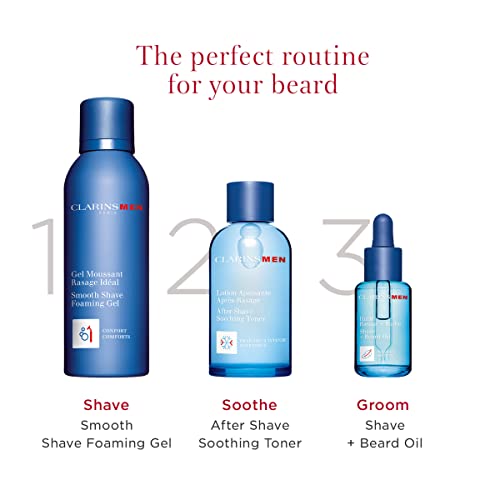 CLARINSMEN After Shave Soothing Toner | Cooling Aftershave Toner for Men | Soothes Irritation and Razor Burn | Visibly Minimizes Pores | Moisturizes,Mattifies,and Exfoliates Skin | 3.4 Fl Ounces