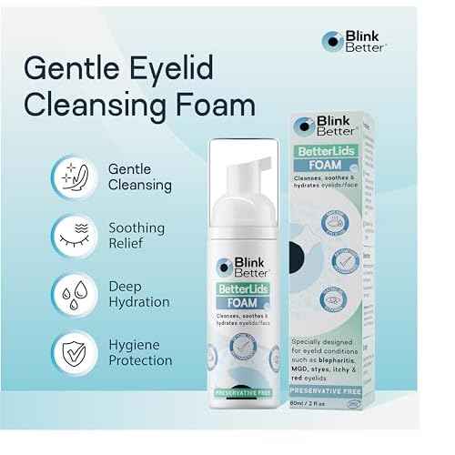 BetterLids Eyelid Foam Cleanser ? Tea Tree Oil Face & Eyelid Wash with Ectoin, Centella, Beta Glucan & Panthenol ? 4-in-1 Hydrating, Soothing, Purifying Formula ? 2 oz- Preservative Free