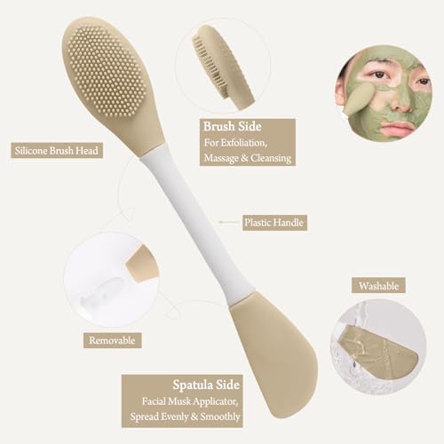Jade Roller & Gua Sha Set - Facial Massage Tools for Face Sculpting