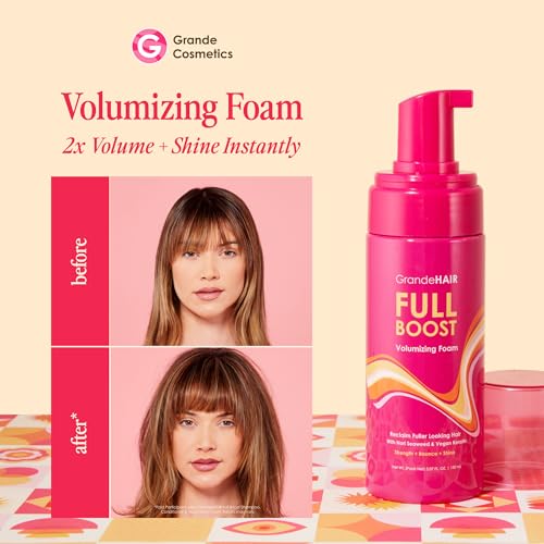 Grande Volumizing Hair Foam for Instant Body & Fuller Hair