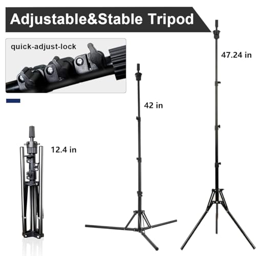 Canvas Wig Head 23 Inch with Tripod Stand & Accessories