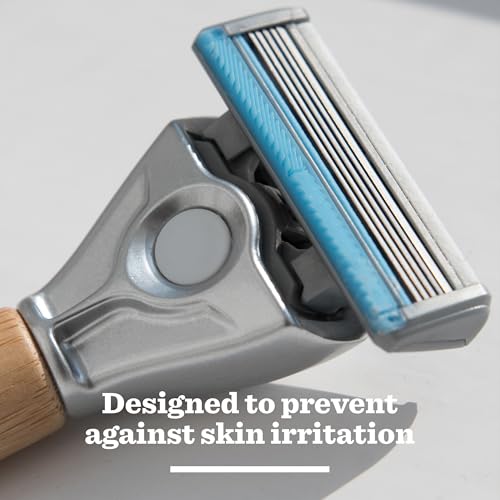 Bulldog Skincare - Sensitive Steel Blades - Men's Razor Blade Refills ? Contains 4 Blade Heads