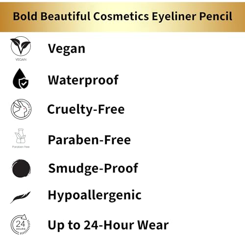 Waterproof Blue Eyeliner Pencil - Long Lasting & Smudge Proof Makeup
