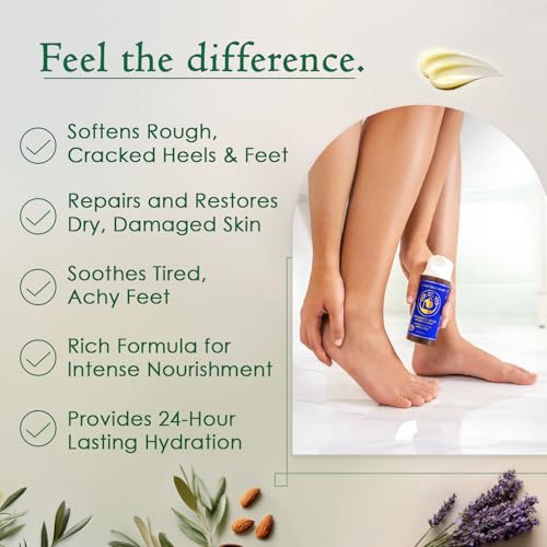 Ancient Greek Remedy Organic Foot Cream - Dry Cracked Heel Repair Balm