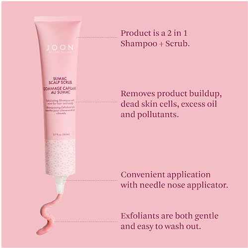 Joon Sumac Scalp Scrub Exfoliating Shampoo, 5.7 fl oz