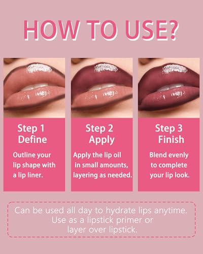 3Pc Hydrating Lip Gloss & Brown Lip Liner Combo Set