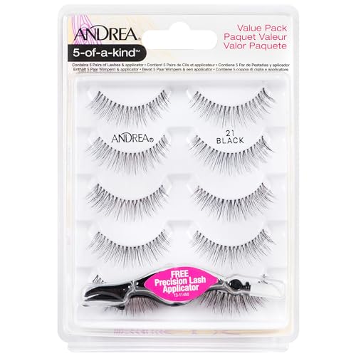 Andrea #21 Natural Human Hair False Eyelashes 21mm