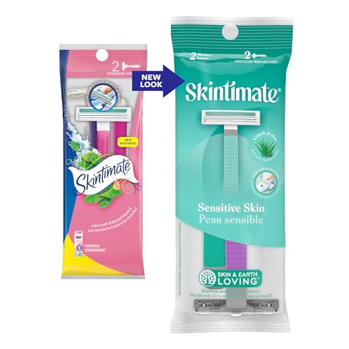 Skintimate Twin Blade Disposable Razor for Women - 12ct