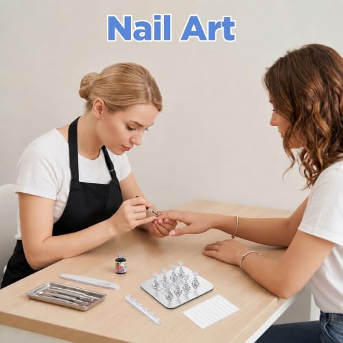 Magnetic Nail Art Stand for Press-On Nails, DIY Practice & Display Kit