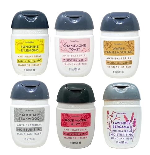 Bath & Body Works 6-Pack Moisturizing PocketBac Sanitizers