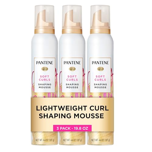 Pantene Pro-V Curl Mousse 6.6 oz (Pack of 3)
