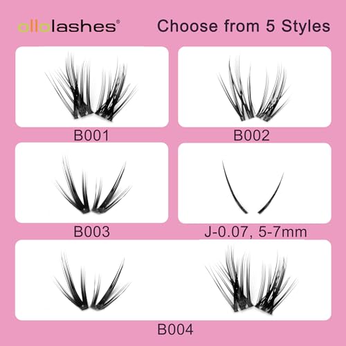 Bottom Lash Clusters | Lightweight Natural Look 5-7mm