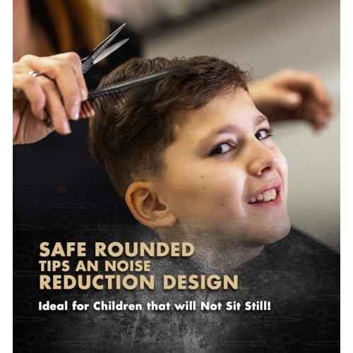 Professional Ergonomic Hair Cutting Scissors - SUS440C & Cobalt Stainless Steel Barber Shears - Fine Adjustment Tension - Premium Shears for Hair Cutting (6.0 Inches)