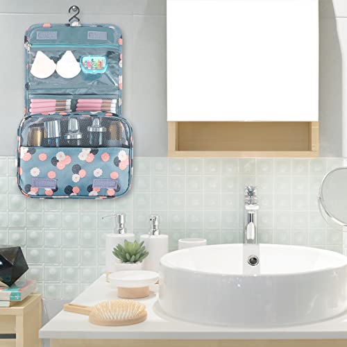 Hanging Toiletry Bag for Women with 4 Compartments