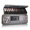 W7 Mighty Mattes 12-Color Eyeshadow Palette - Nude