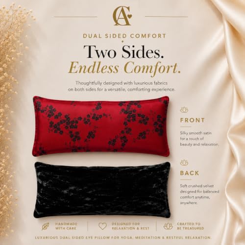 Luxe Serenity Eye Pillow – Flaxseed Weighted Mask