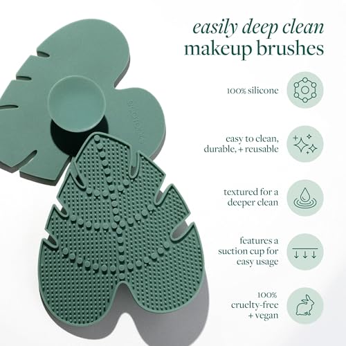 EcoTools Makeup Brush Cleansing Pad with Suction Cup
