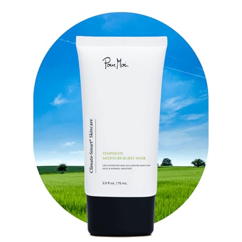Pour Moi Temperate Moisture-Burst Mask ? Advanced Hydrating Treatment for Mild Climates, Balances Microbiome and Boosts Natural Radiance