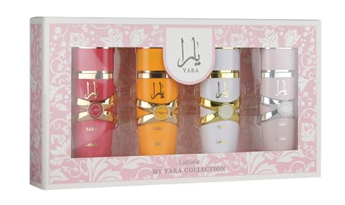 Lattafa My Yara Collection 4-Piece Eau de Parfum Gift Set