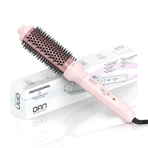 1.5 Inch Heated Round Brush, Dual PTC Ceramic Curling Brush